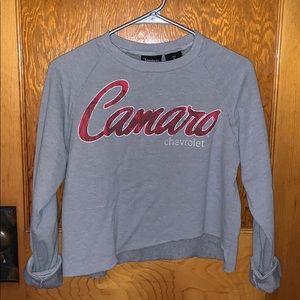 VINTAGE Camaro Chevrolet Cropped Sweatshirt